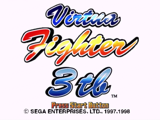 Virtua Fighter 3tb title screen for Sega Dreamcast